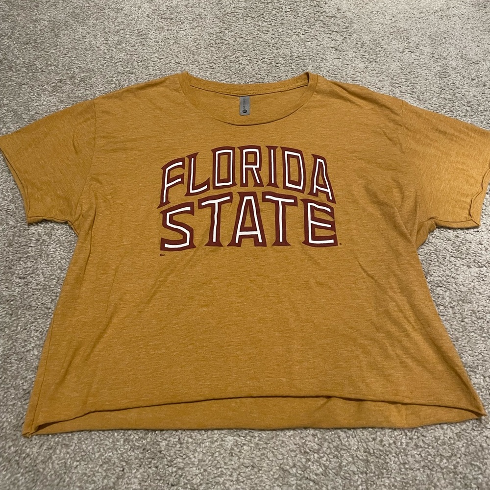 FSU cropped T-shirt size large! Great condition!